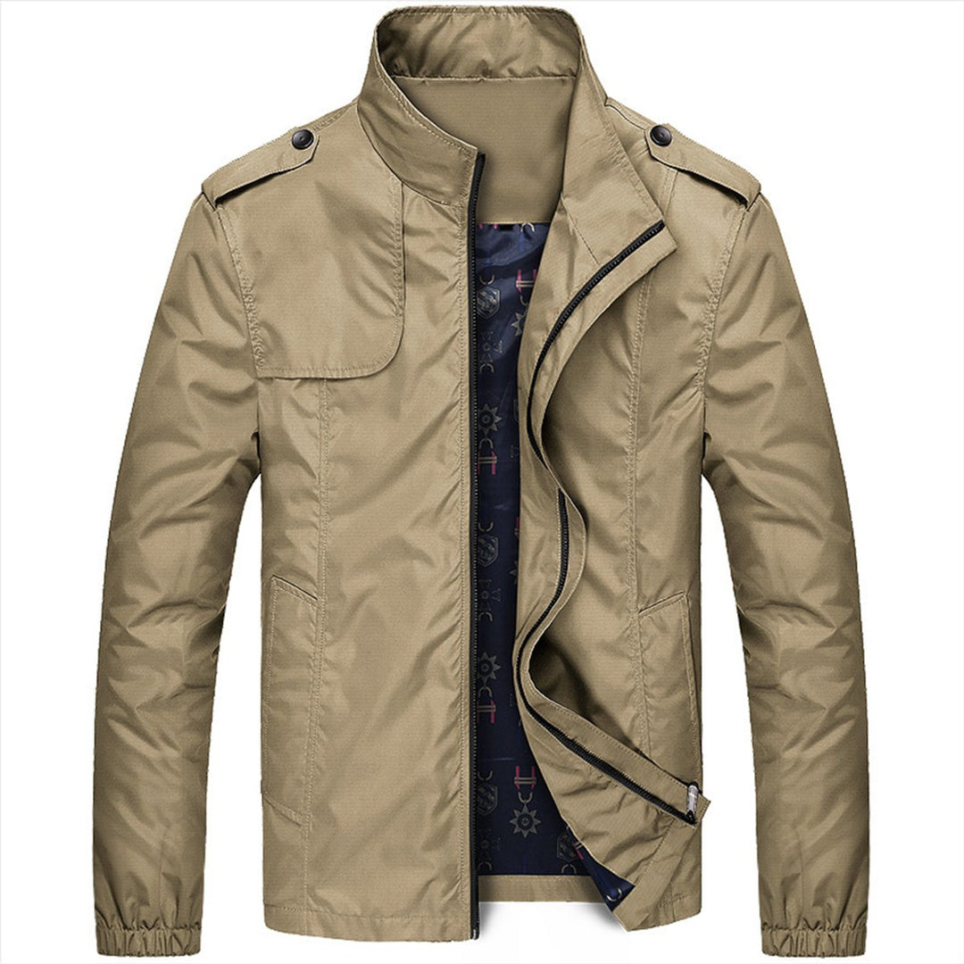 Men's Lightweight Zip-Up Waterproof Jacket Breathable Summer Coat