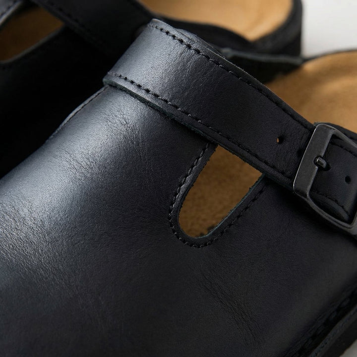 Men's Premium Leather Chelsea Boots Slip-On Clogs