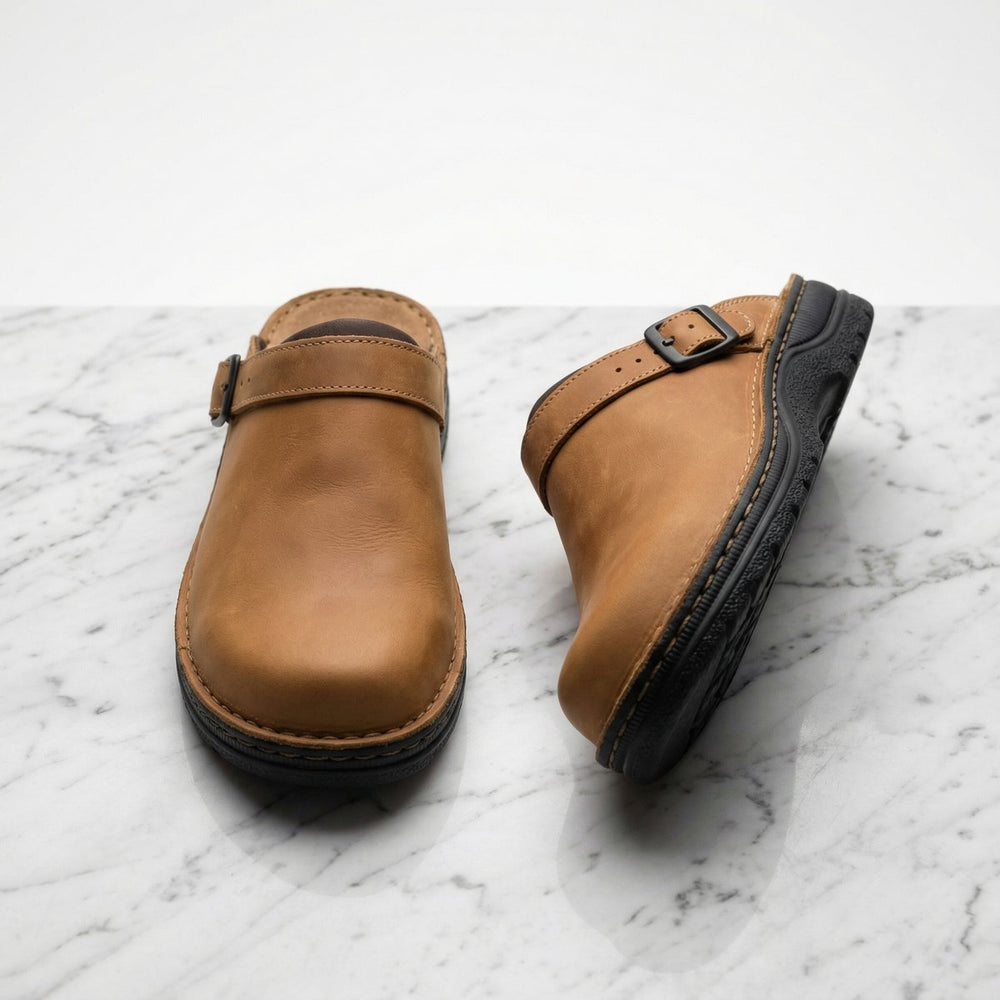 Men's Premium Leather Slip-On Chelsea Boots