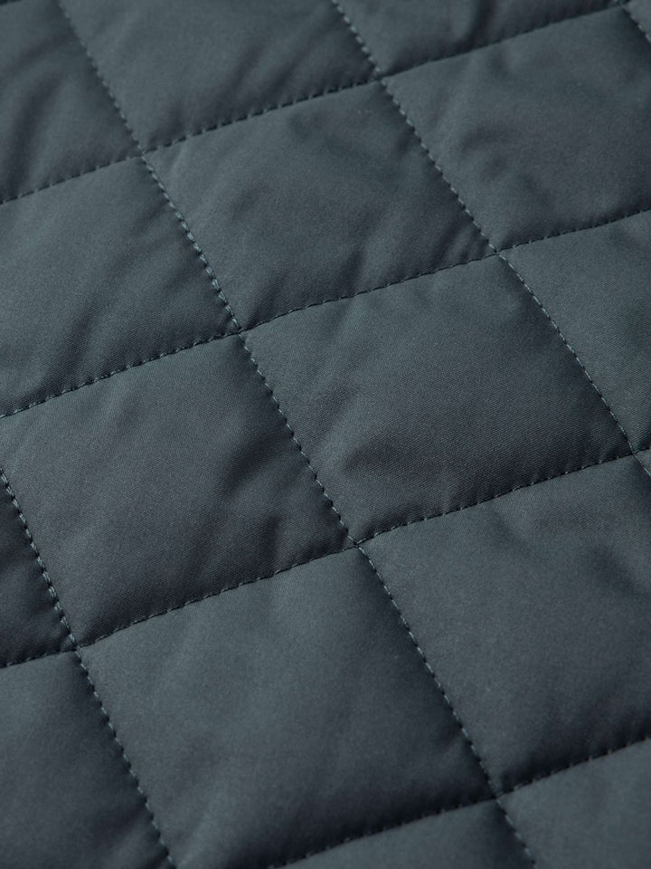 Men's Quilted Fleece-Lined Bomber Jacket Winter Coat