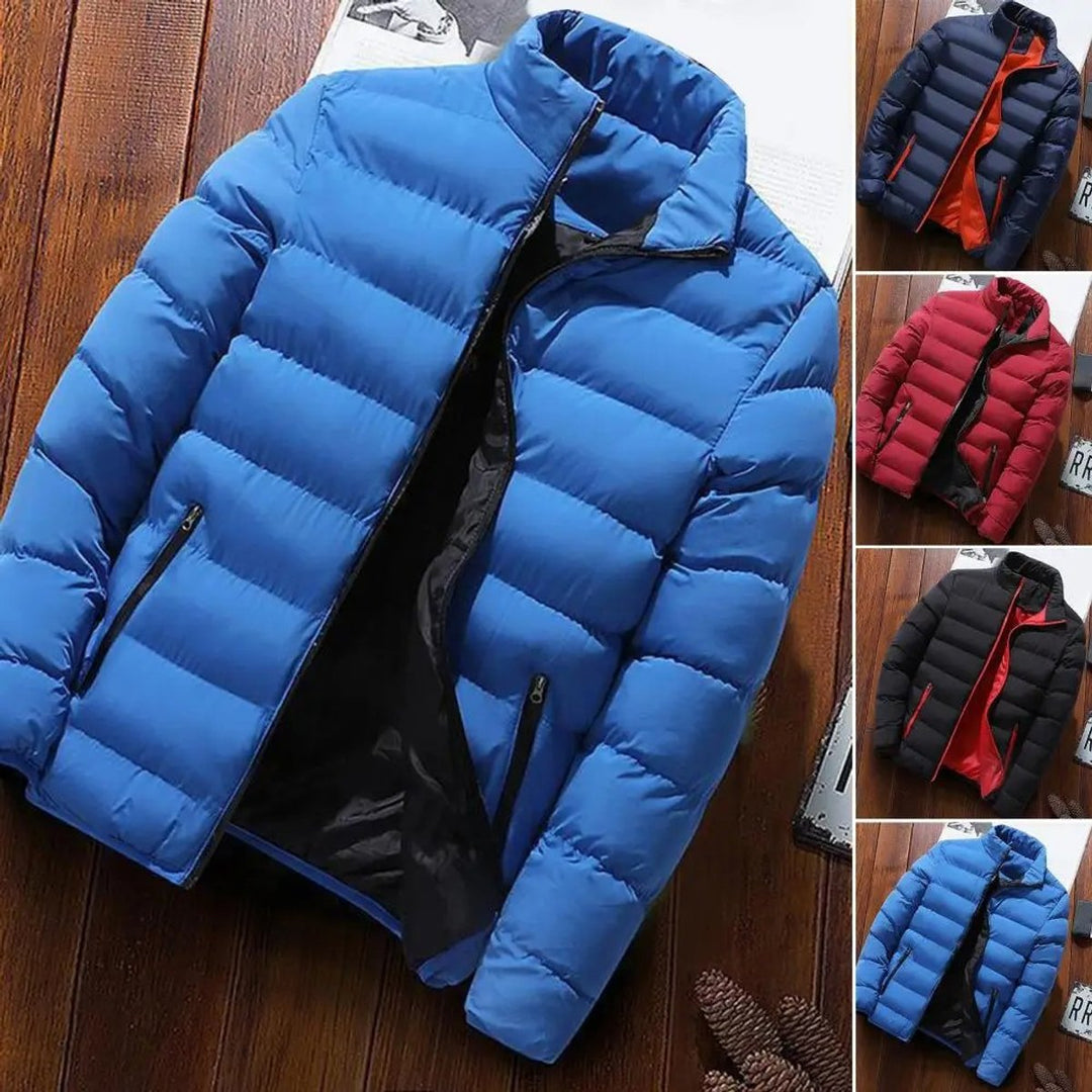 Men's Quilted Puffer Jacket Lightweight Insulated Winter Coat