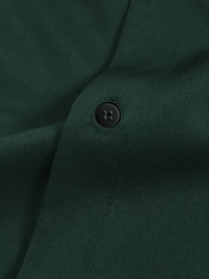 Mens Slim Fit Long Sleeve Button-Down Dress Shirt