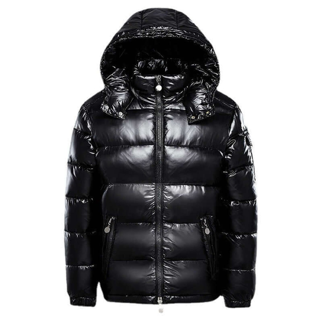 Men's Slim Fit Waterproof Jacket Hooded Puffer Coat