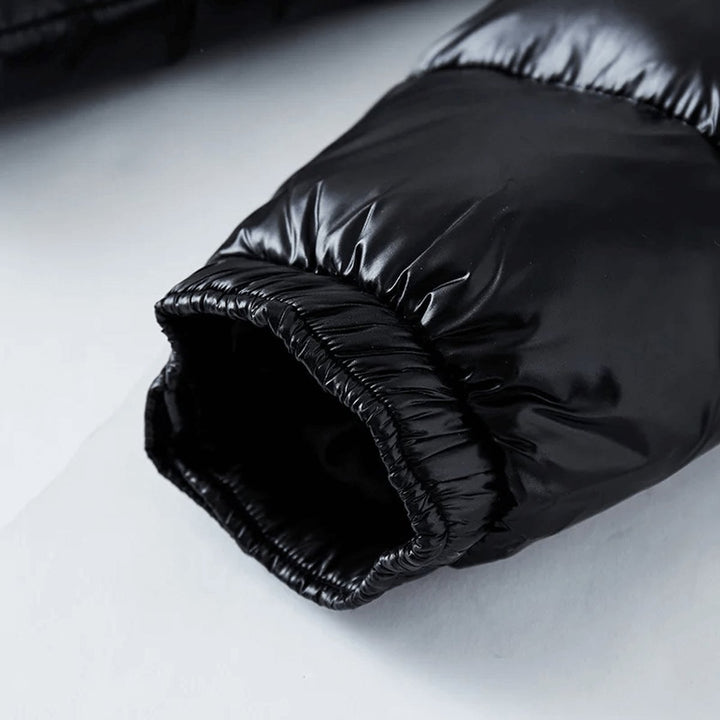 Men's Slim Fit Waterproof Jacket Hooded Puffer Coat
