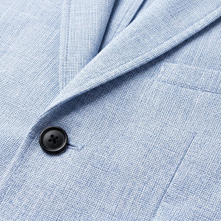 Mens Slim Tailored Linen Blazer Jacket Transitional Seasons