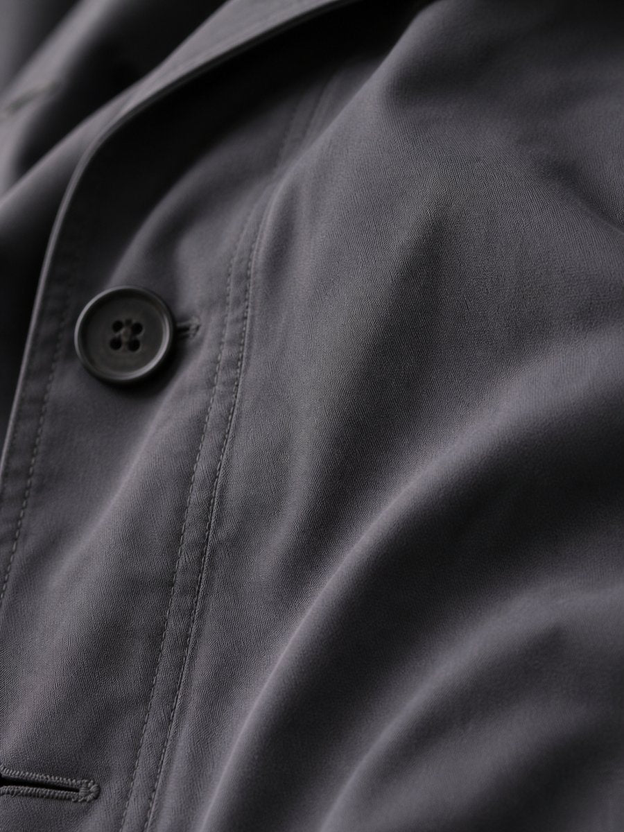 Men's Tailored Longline Waterproof Jacket Smart Coat