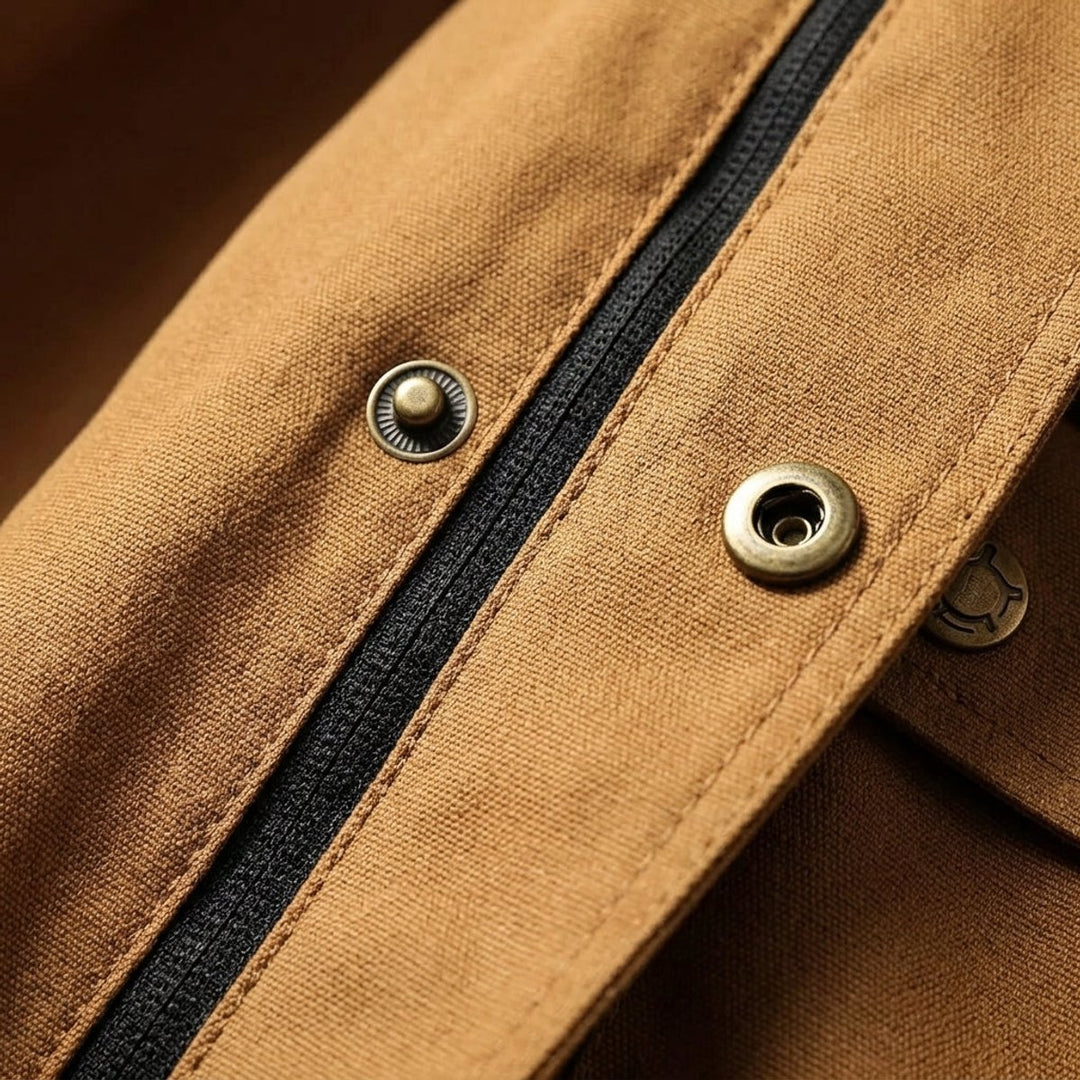 Men's Waterproof Hooded Multi-Pocket Cargo Jacket