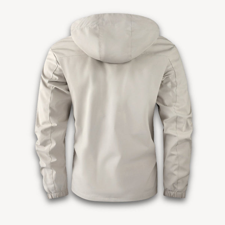 Men's Waterproof Hooded Multi-Pocket Insulated Jacket