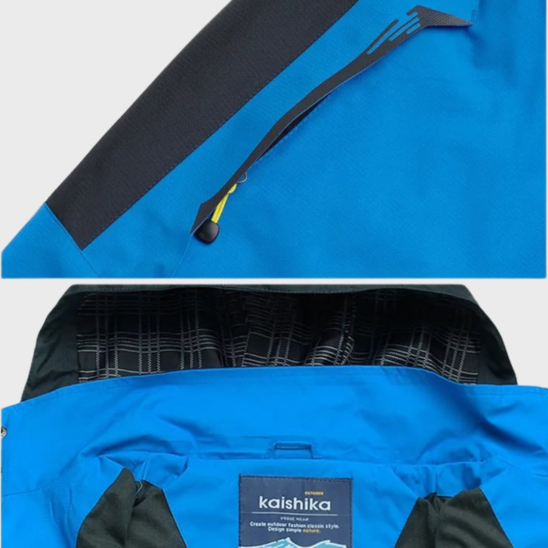 Men's Waterproof Hooded Outdoor Jacket Windproof All-Season Coat