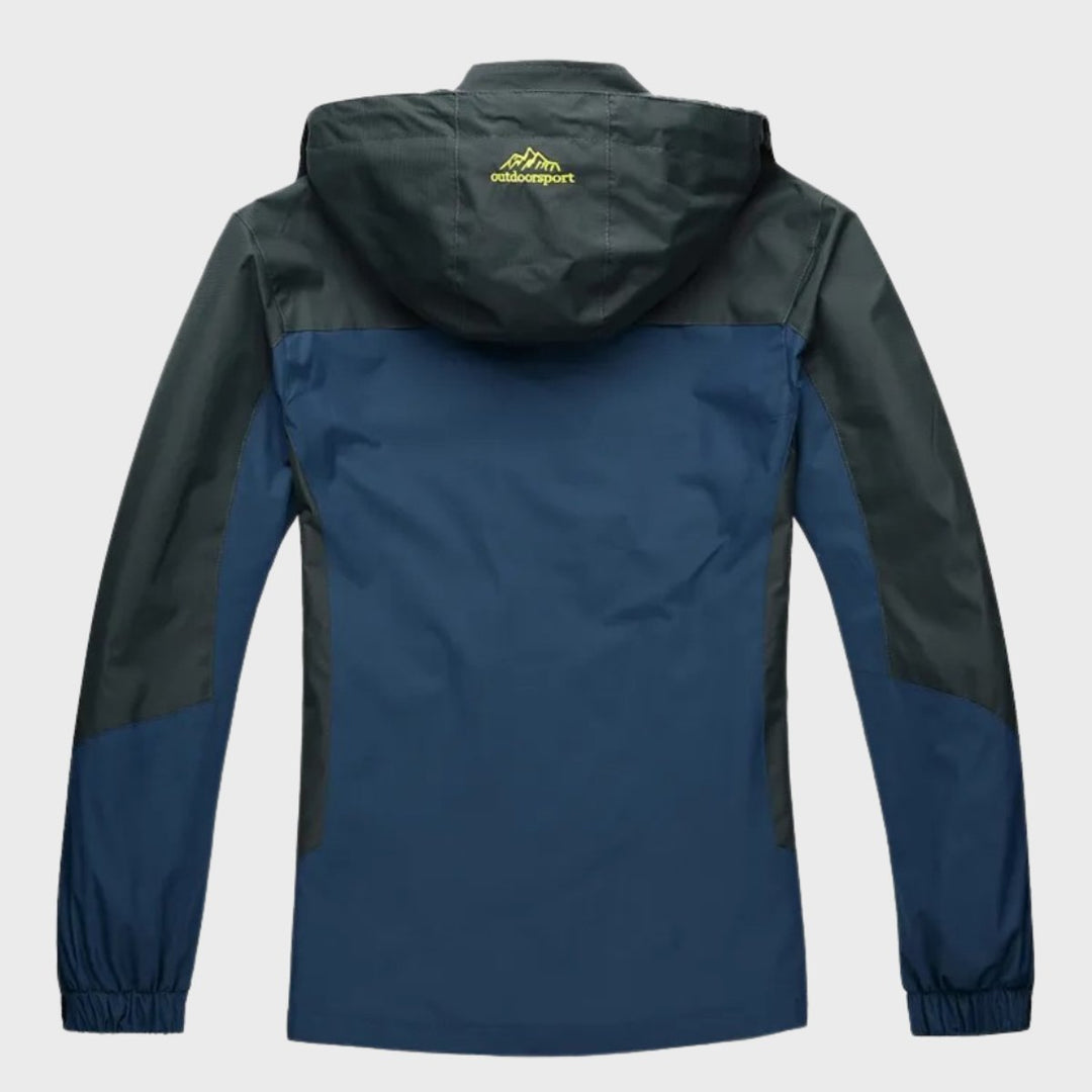 Men's Waterproof Hooded Outdoor Jacket Windproof All-Season Coat