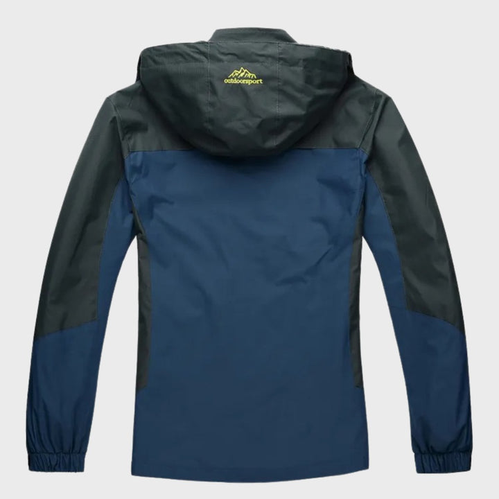 Men's Waterproof Hooded Outdoor Jacket Windproof All-Season Coat