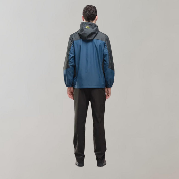 Men's Waterproof Hooded Outdoor Jacket Windproof All-Season Coat