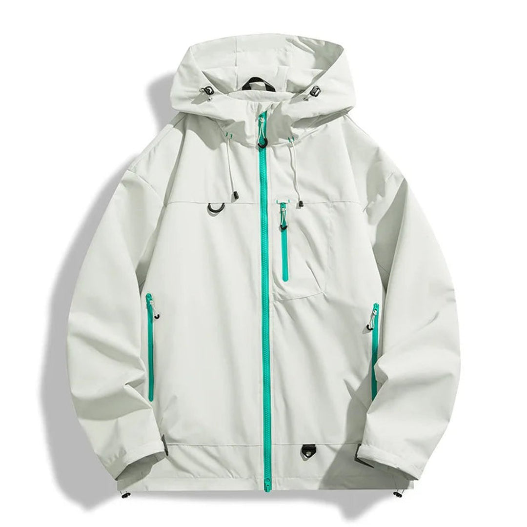 Men's Waterproof Hooded Outdoor Shell Jacket