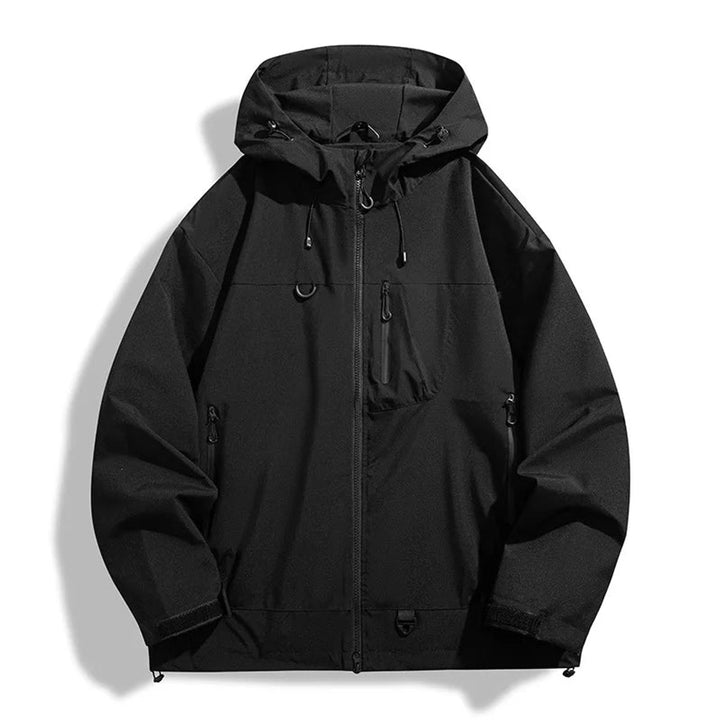 Men's Waterproof Hooded Outdoor Shell Jacket
