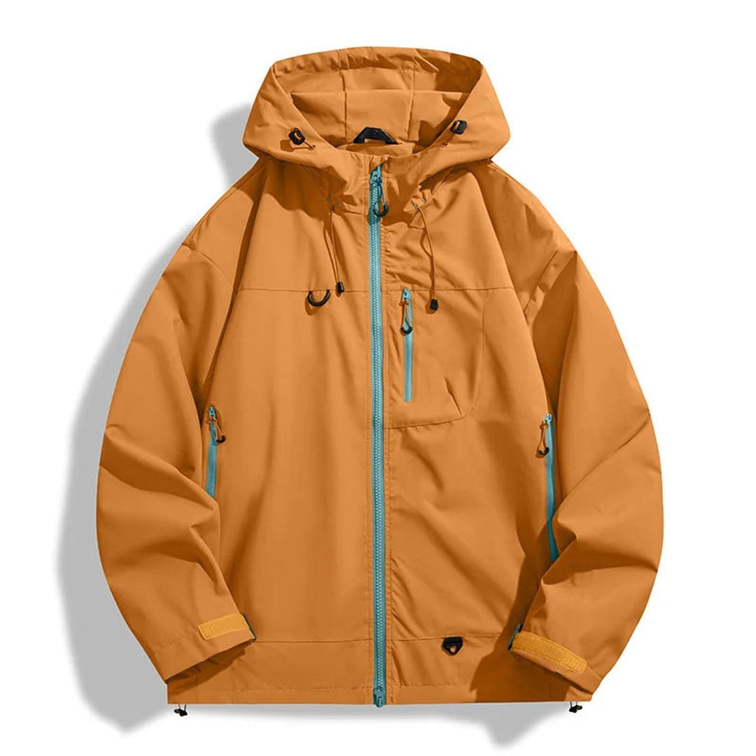 Men's Waterproof Hooded Outdoor Shell Jacket
