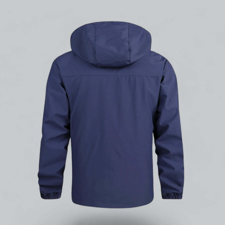 Men's Waterproof Hooded Windproof Jacket Lightweight Outerwear