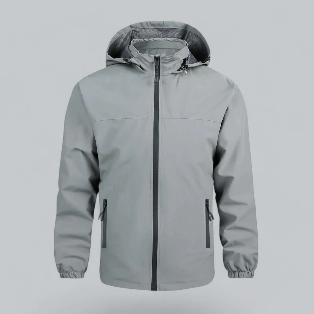 Men's Waterproof Hooded Windproof Jacket Lightweight Outerwear