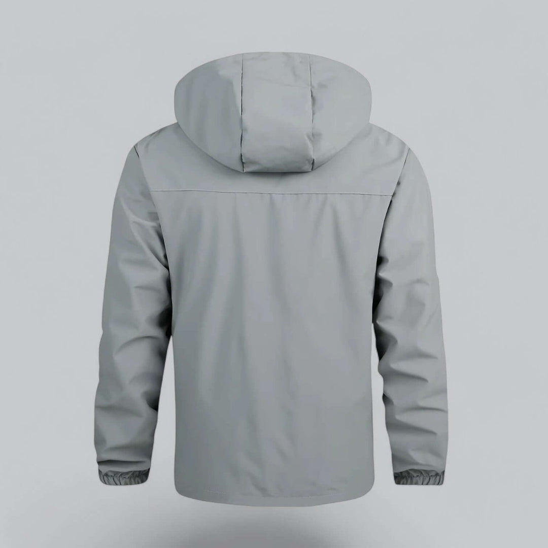 Men's Waterproof Hooded Windproof Jacket Lightweight Outerwear