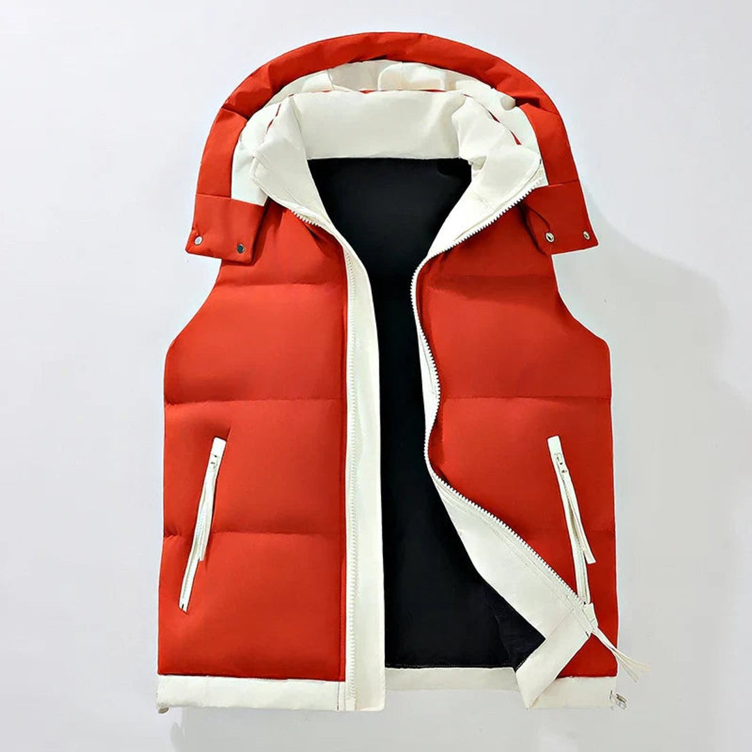 Men's Waterproof Insulated Hooded Puffer Gilet Vest