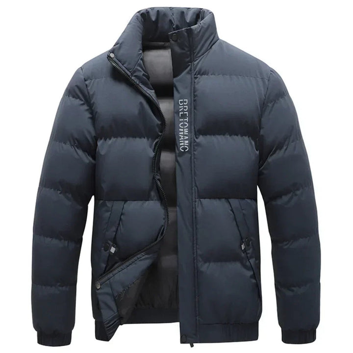 Mens Waterproof Puffer Bomber Jacket Windproof Winter Coat