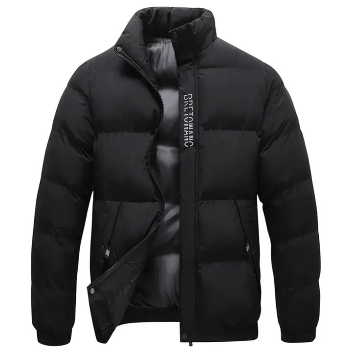 Mens Waterproof Puffer Bomber Jacket Windproof Winter Coat