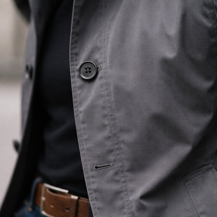 Men's Waterproof Relaxed-Fit Weather-Resistant Overcoat