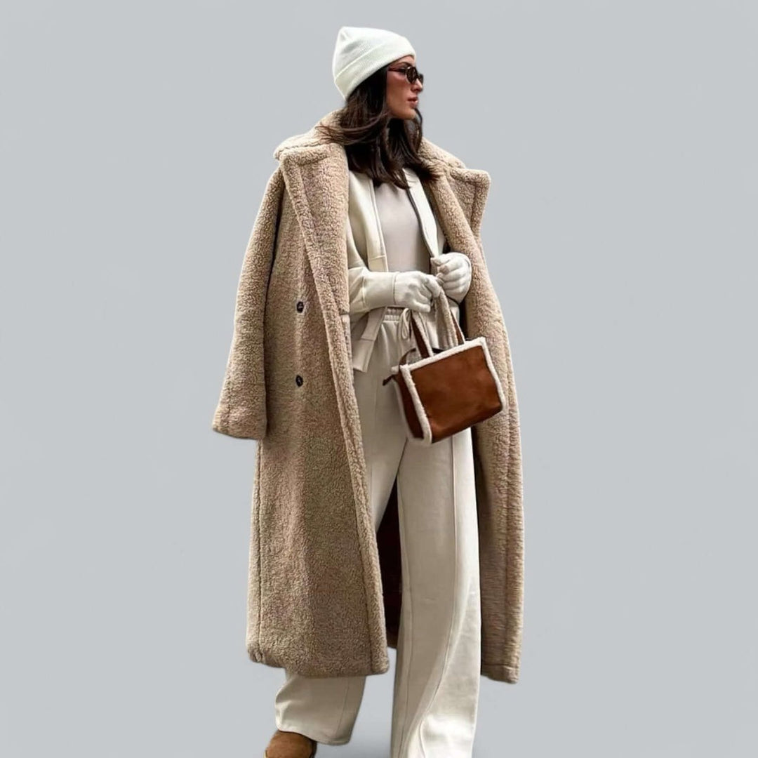 Women's Coat Long Plush Teddy Oversized Winter Coat