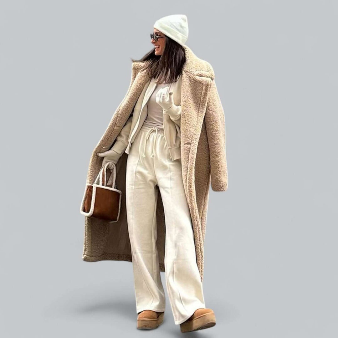 Women's Coat Long Plush Teddy Oversized Winter Coat