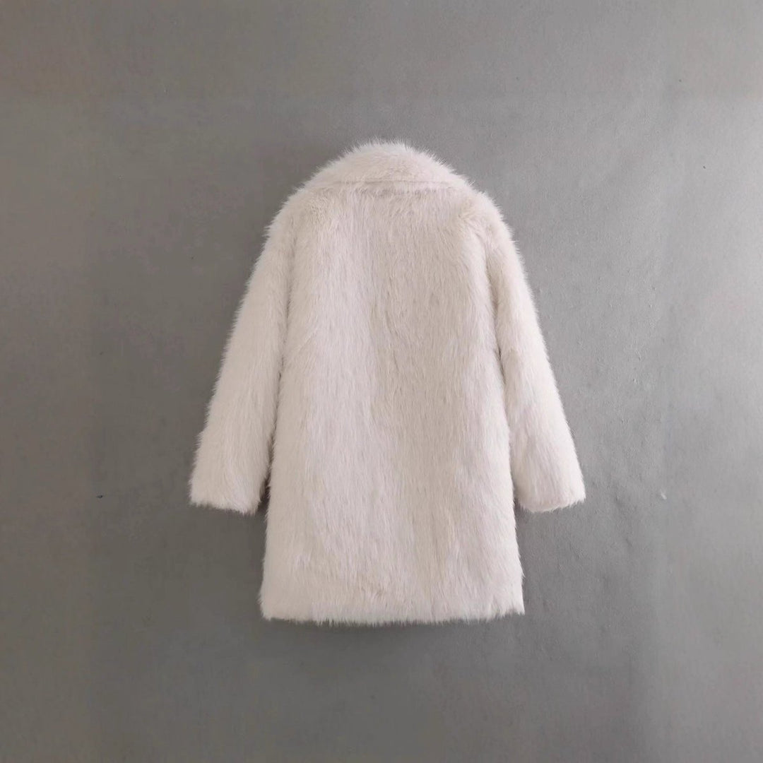 Women's Coat Oversized Faux Fur Teddy Winter Jacket