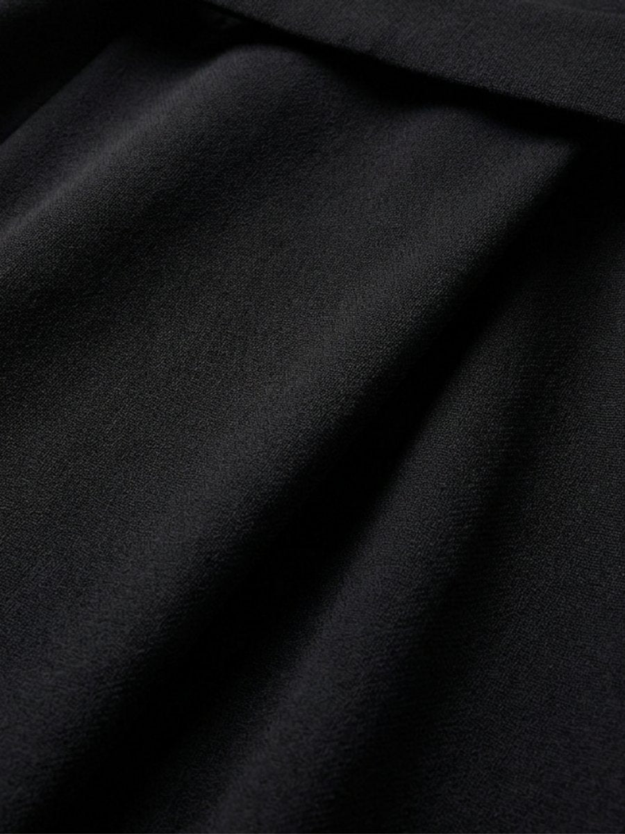 Women's Everyday Cape Sleeve Waist-Defined Asymmetric Midi Party Dress