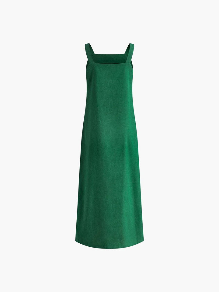 Women's Everyday Day Dress Sleeveless Flared Midi Side Slit