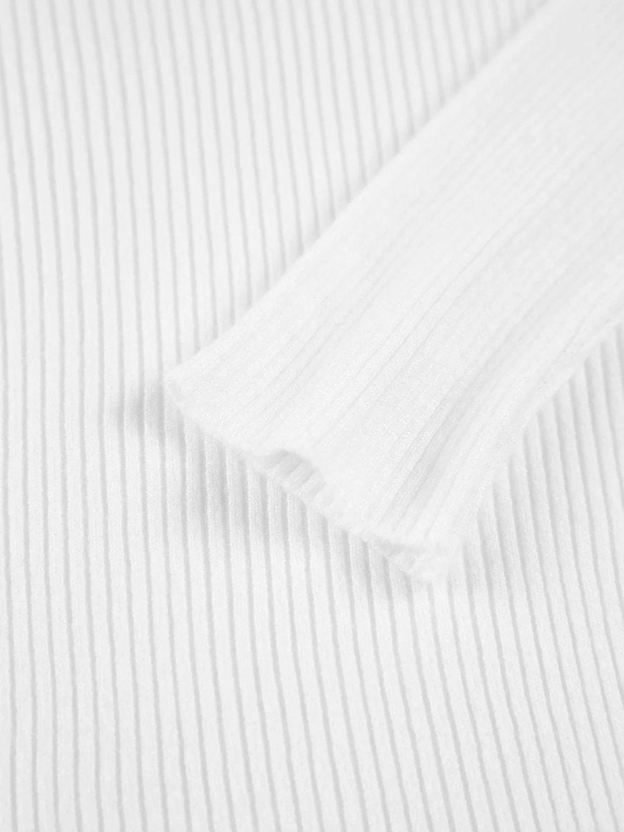 Women's Fitted Ribbed Knitted Roll Neck Jumper Mock Turtleneck