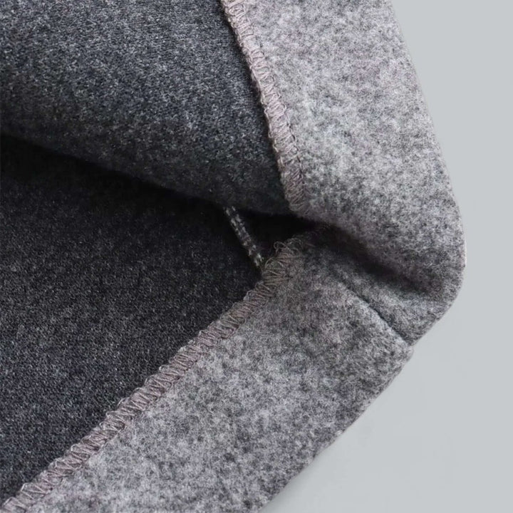 Women's Hooded Belted Long Wool Coat Trench Coat