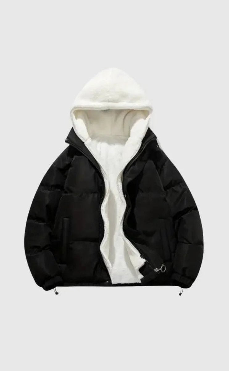 Women's Hooded Fleece-Lined Quilted Ladies Puffer Jacket Coat