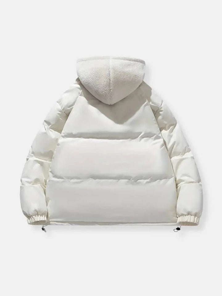 Women's Hooded Fleece-Lined Quilted Ladies Puffer Jacket Coat