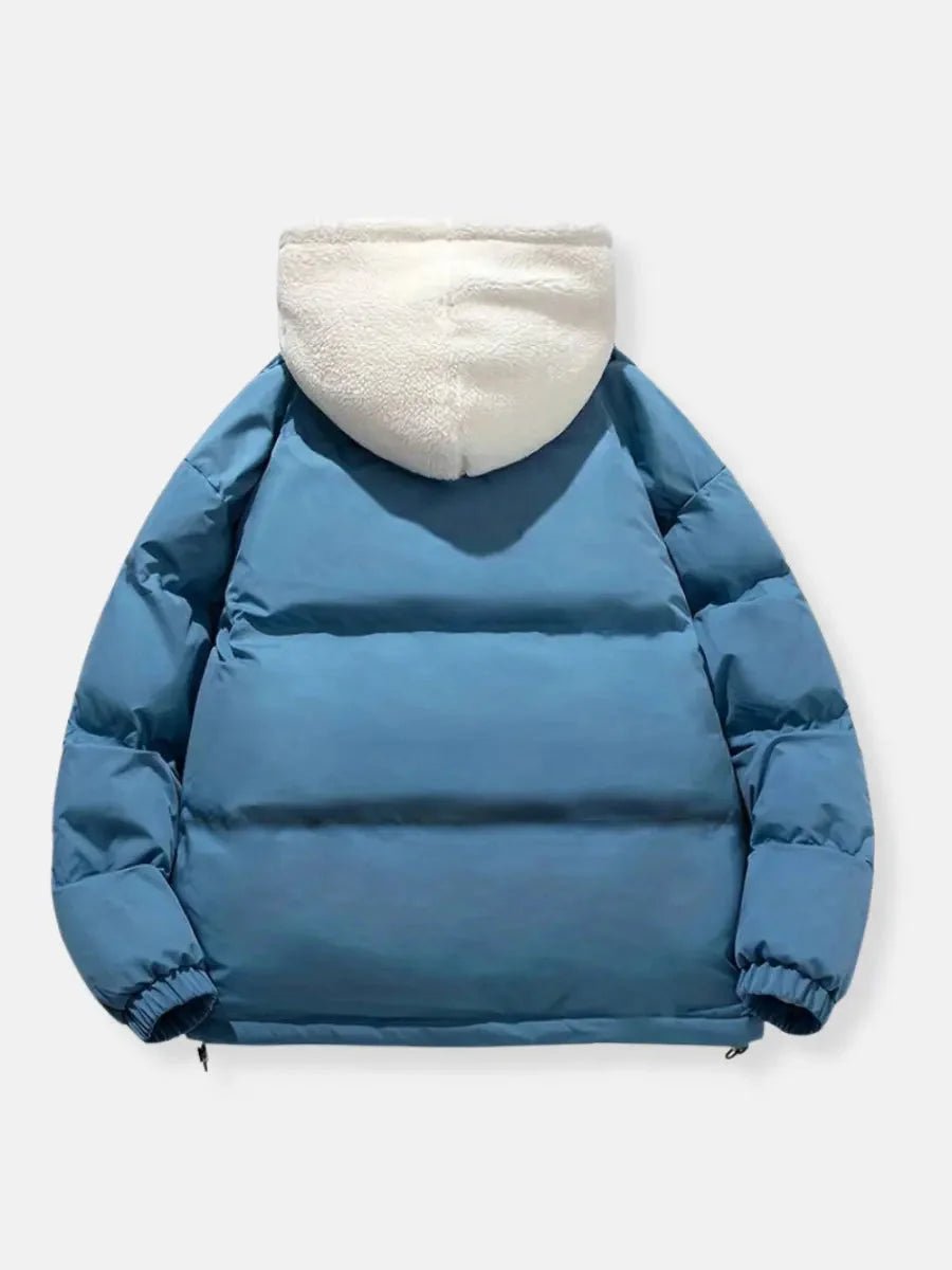 Women's Hooded Fleece-Lined Quilted Ladies Puffer Jacket Coat
