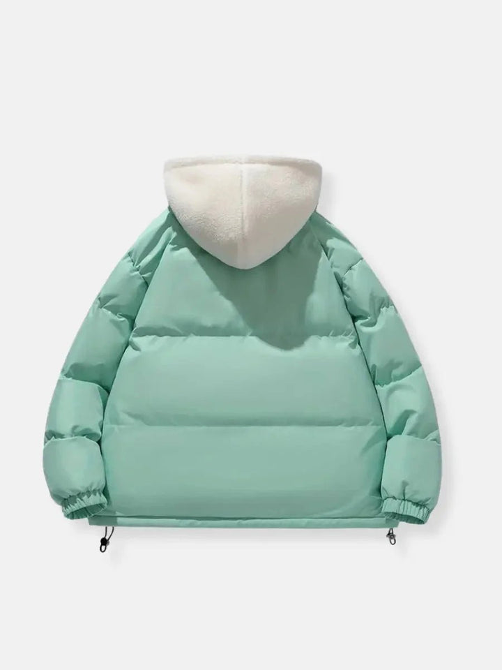 Women's Hooded Fleece-Lined Quilted Ladies Puffer Jacket Coat