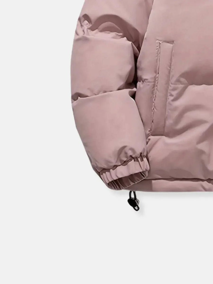 Women's Hooded Fleece-Lined Quilted Ladies Puffer Jacket Coat