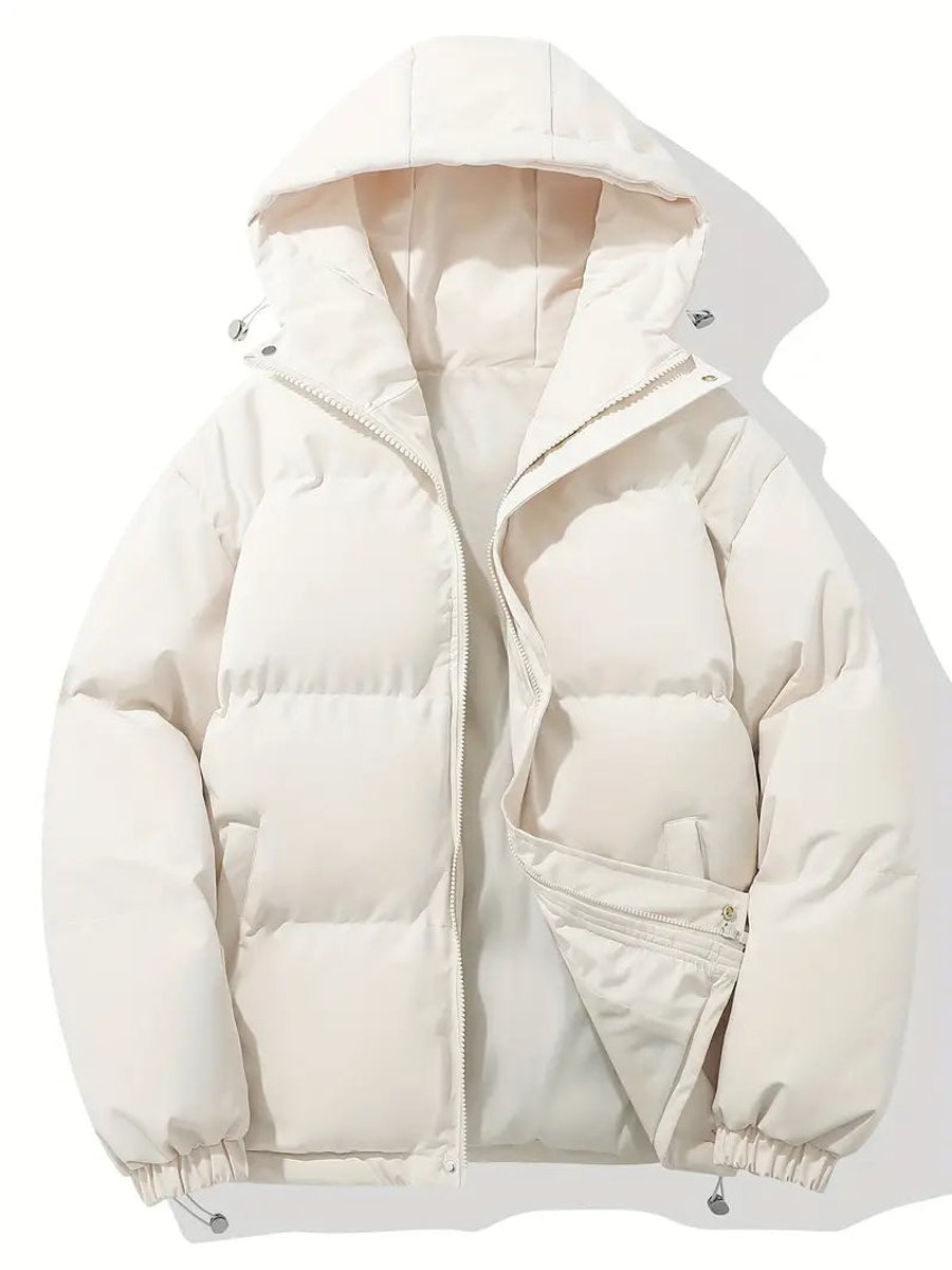 Women's Hooded Quilted Ladies Puffer Jacket Oversized Winter Coat