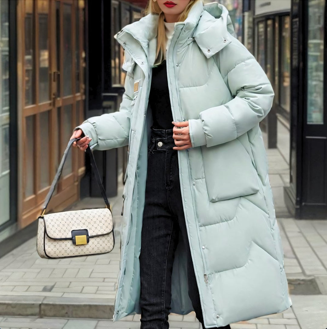 Women's Long Hooded Ladies Puffer Jacket Oversized Winter Coat