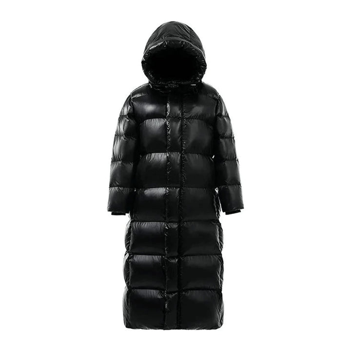 Women's Long Hooded Puffer Jacket Relaxed Fit Ladies Coat