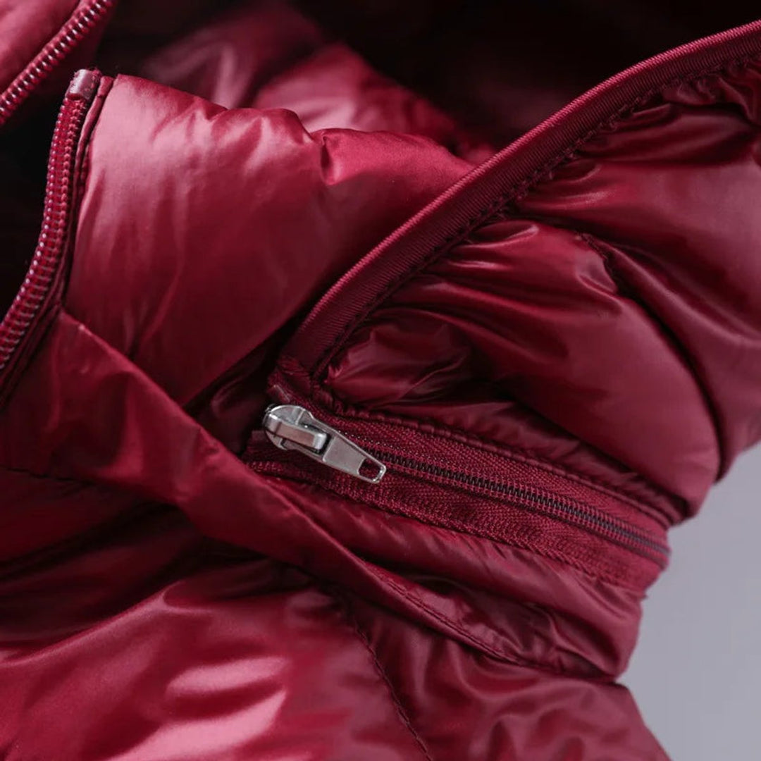 Women's Long Hooded Quilted Ladies Puffer Jacket Coat