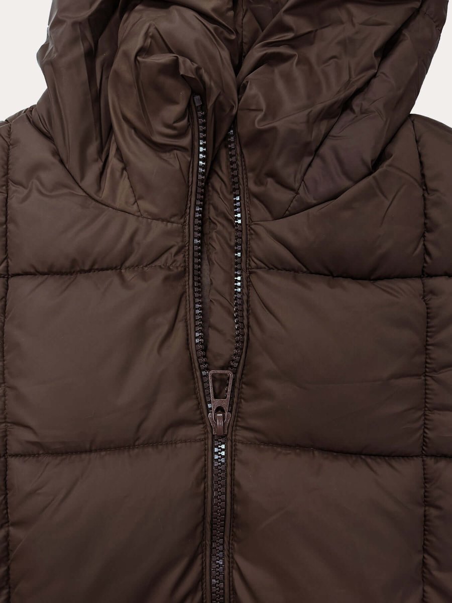 Women's Long Hooded Quilted Ladies Puffer Jacket Coat
