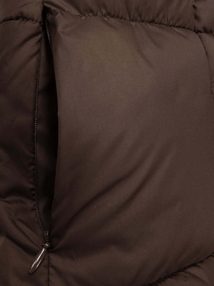 Women's Long Hooded Quilted Ladies Puffer Jacket Coat