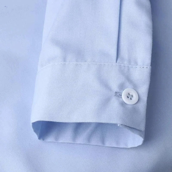 Women's Long-Sleeve Tie-Belt Wrap Blouse