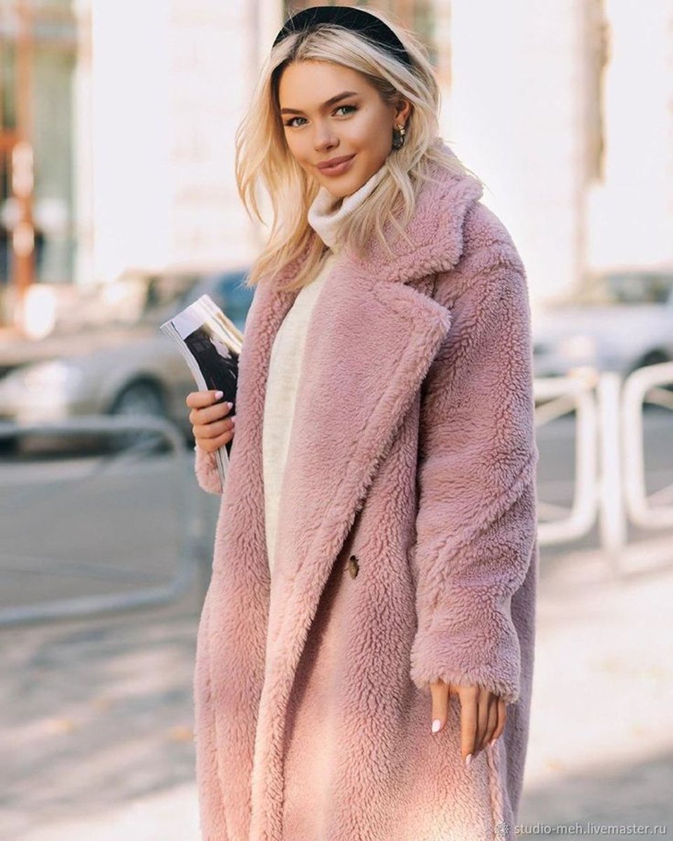Women's Long Teddy Coat Oversized Fluffy Faux Fur Winter Coat