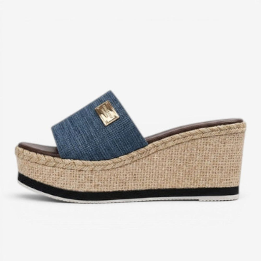 Women's Open Toe Slip-On Espadrille Wedge Sandals