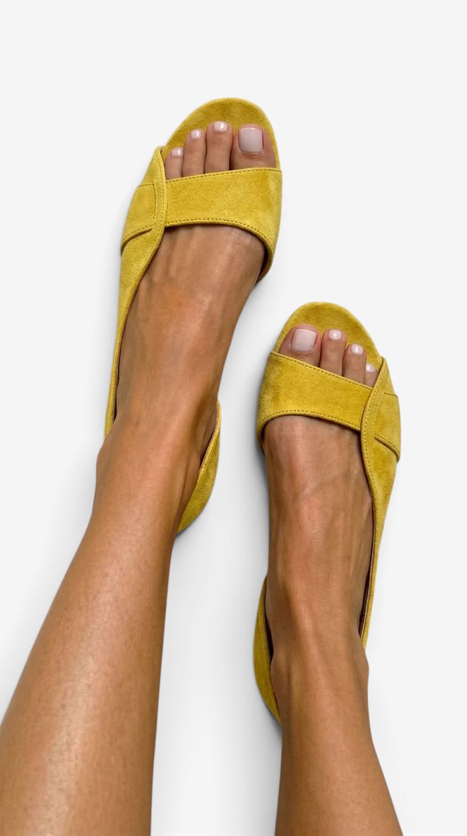 Women's Open-Toe Suede Back-Strap Flat Sandals