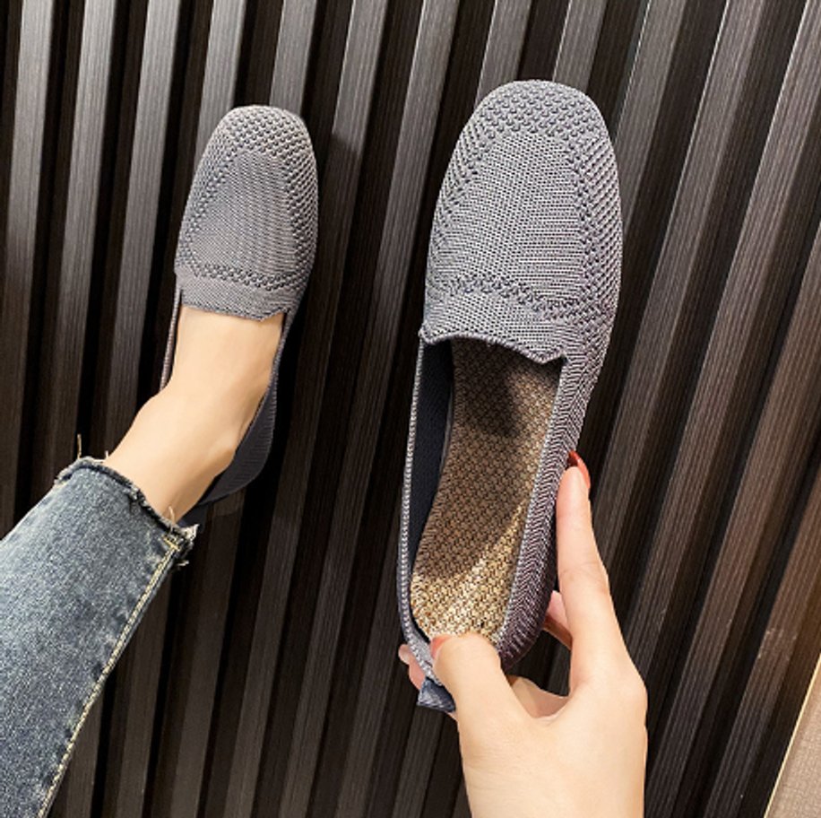 Women's Orthopedic Cushioned Slip-On Knit Loafers