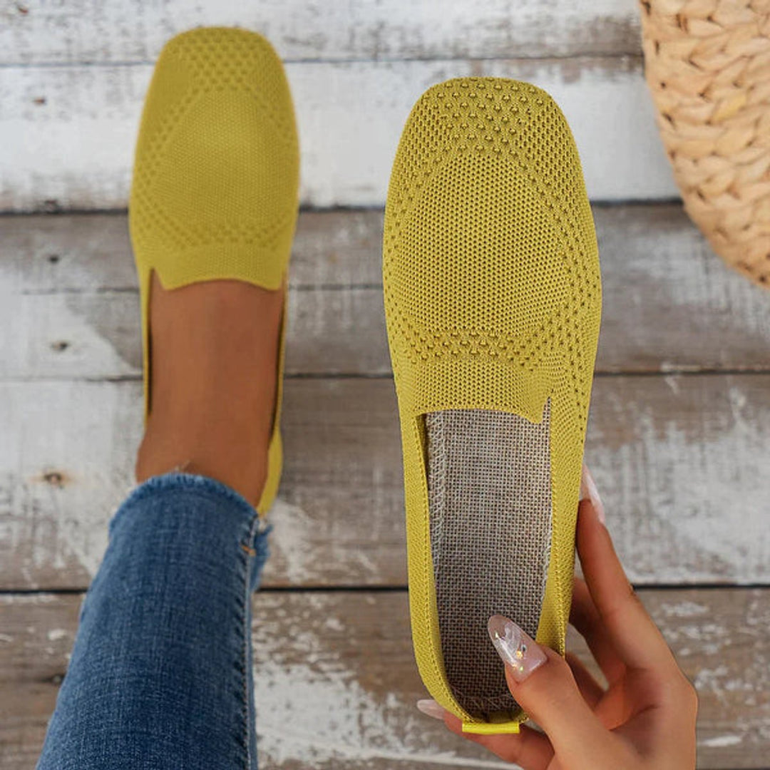 Women's Orthopedic Cushioned Slip-On Knit Loafers